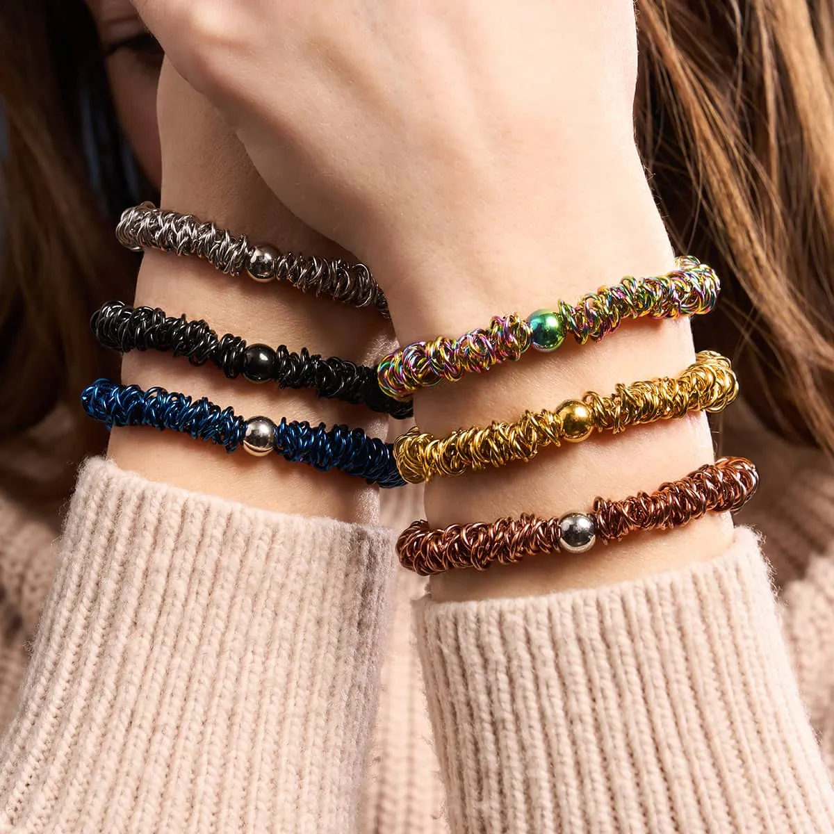 Gunmetal | Mini Links of Love Bracelet