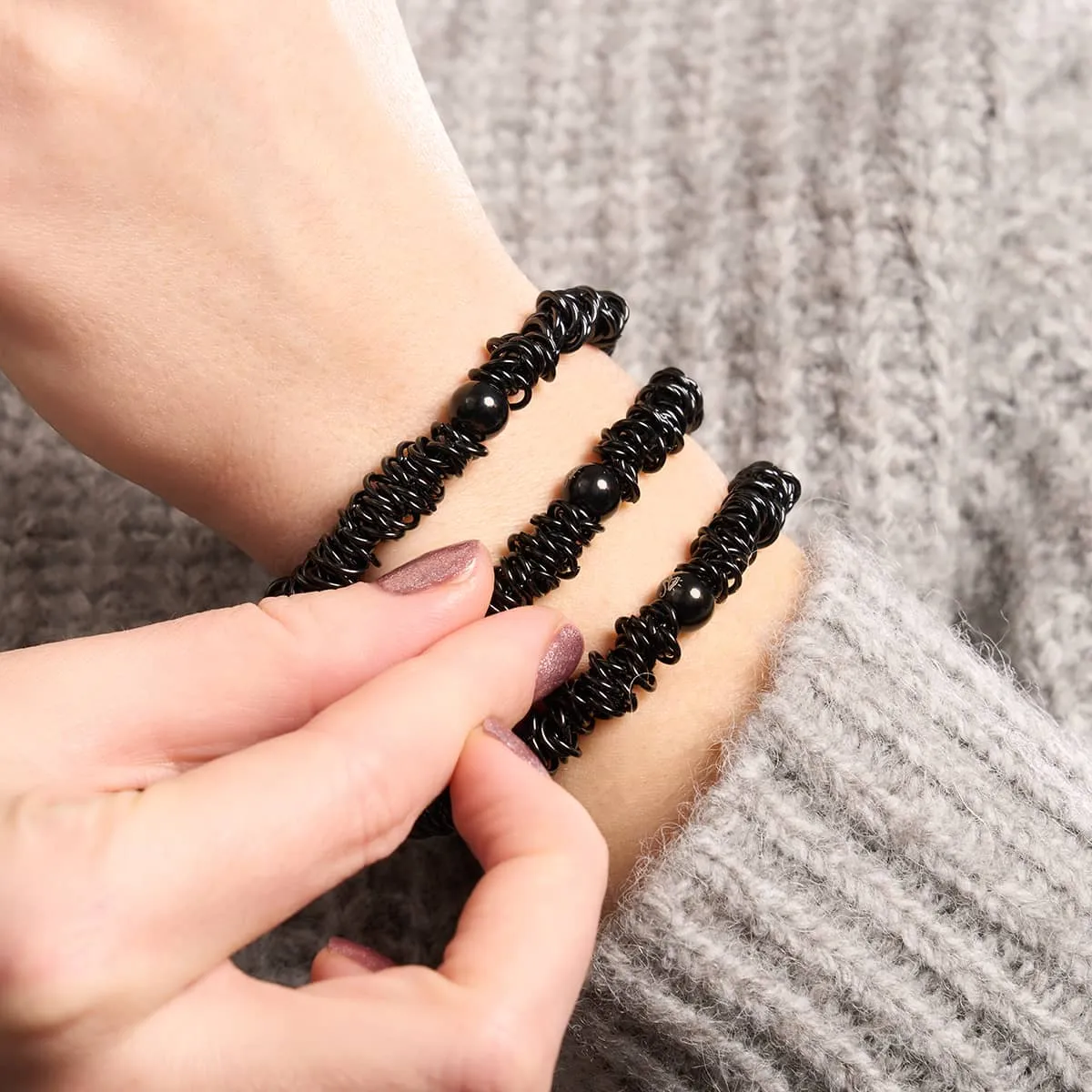 Gunmetal | Mini Links of Love Bracelet