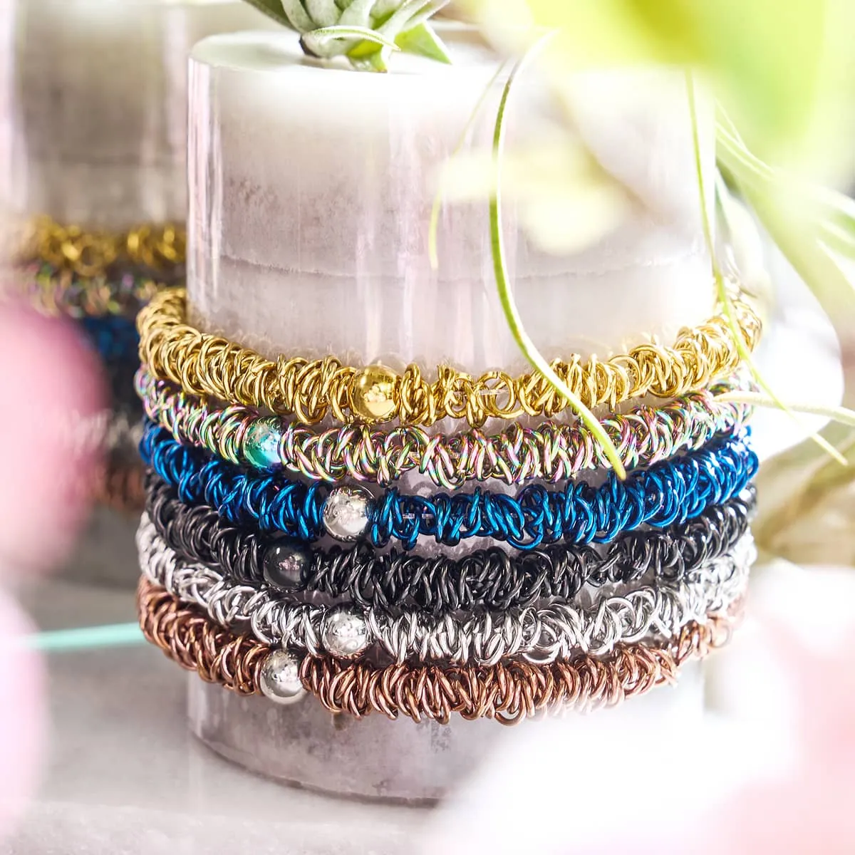 Gunmetal | Mini Links of Love Bracelet