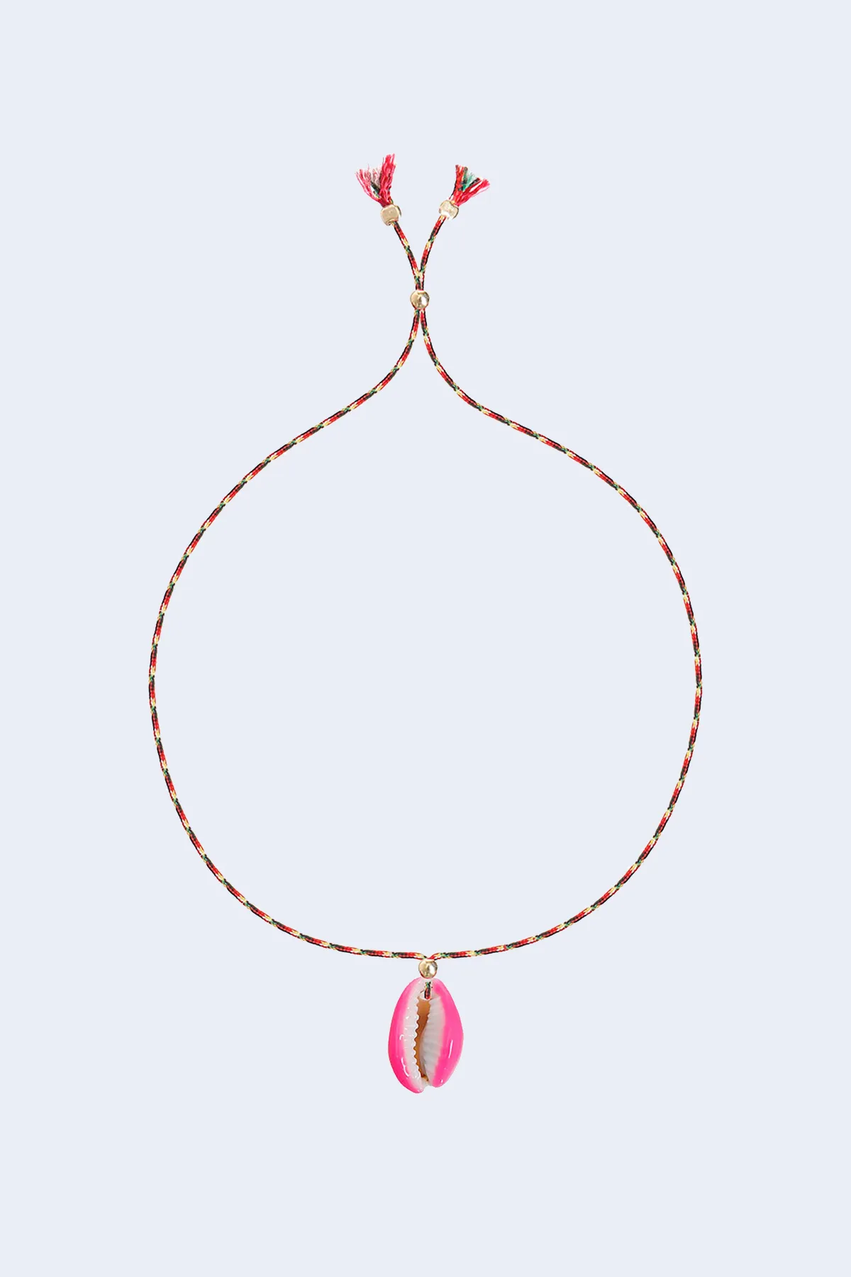 Hand Painted Shell Bracelet in Pink