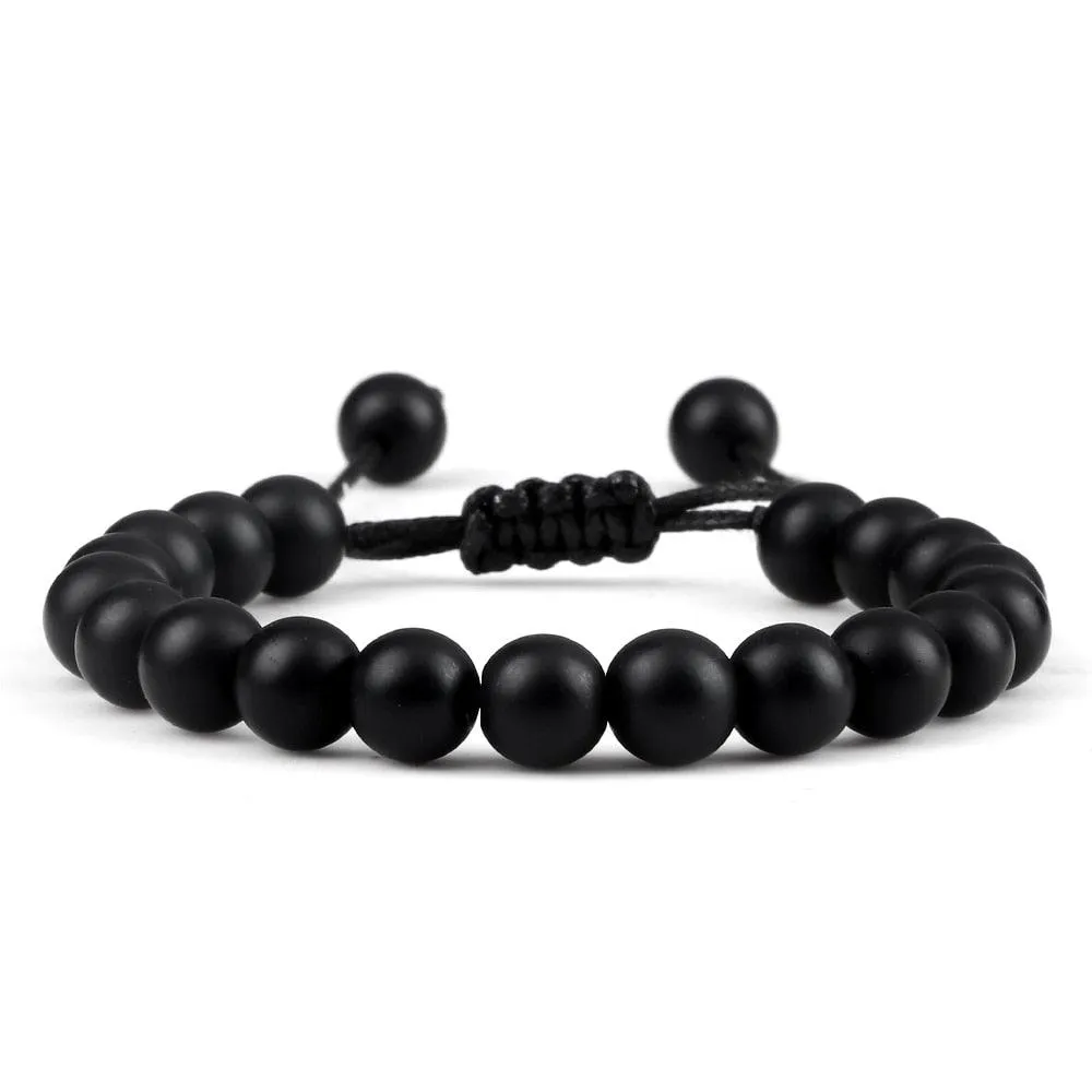 Handmade Natural Stone Beaded Bracelet