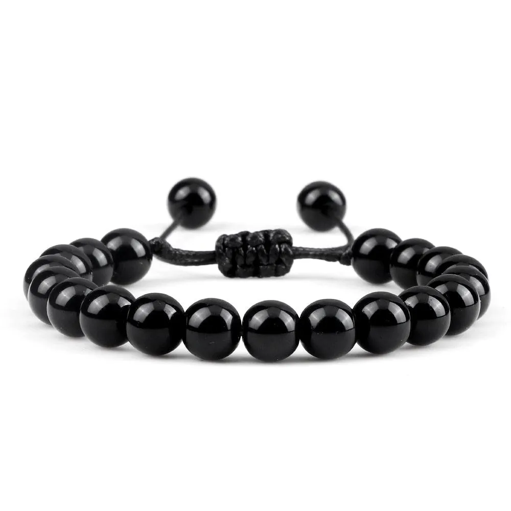 Handmade Natural Stone Beaded Bracelet