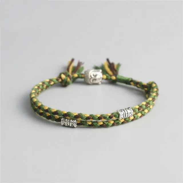 Handmade Tibetan Bracelet - Blue