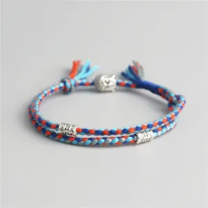 Handmade Tibetan Bracelet - Blue