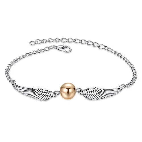 Harry Potter Golden Snitch Charm Bracelet
