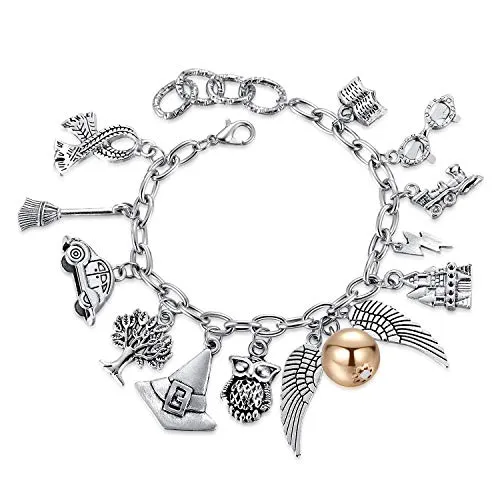 Harry Potter Golden Snitch Charm Bracelet