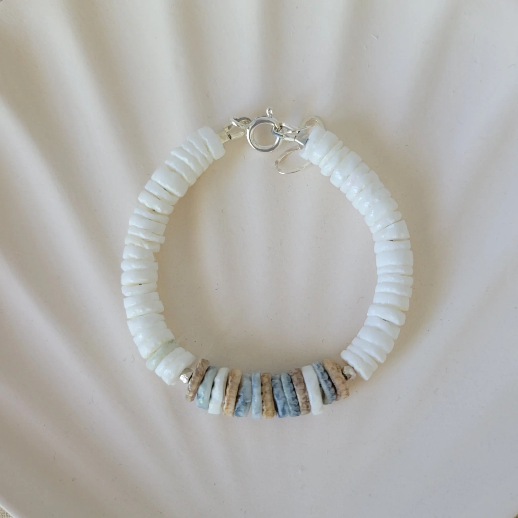 Heishi Shell Unisex Beach Bracelets - Adults or Children's