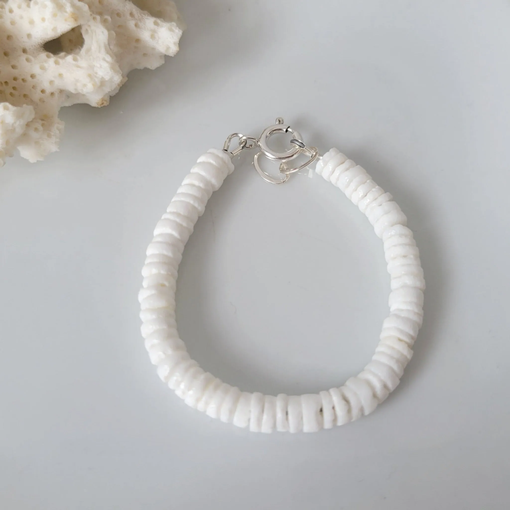 Heishi Shell Unisex Beach Bracelets - Adults or Children's