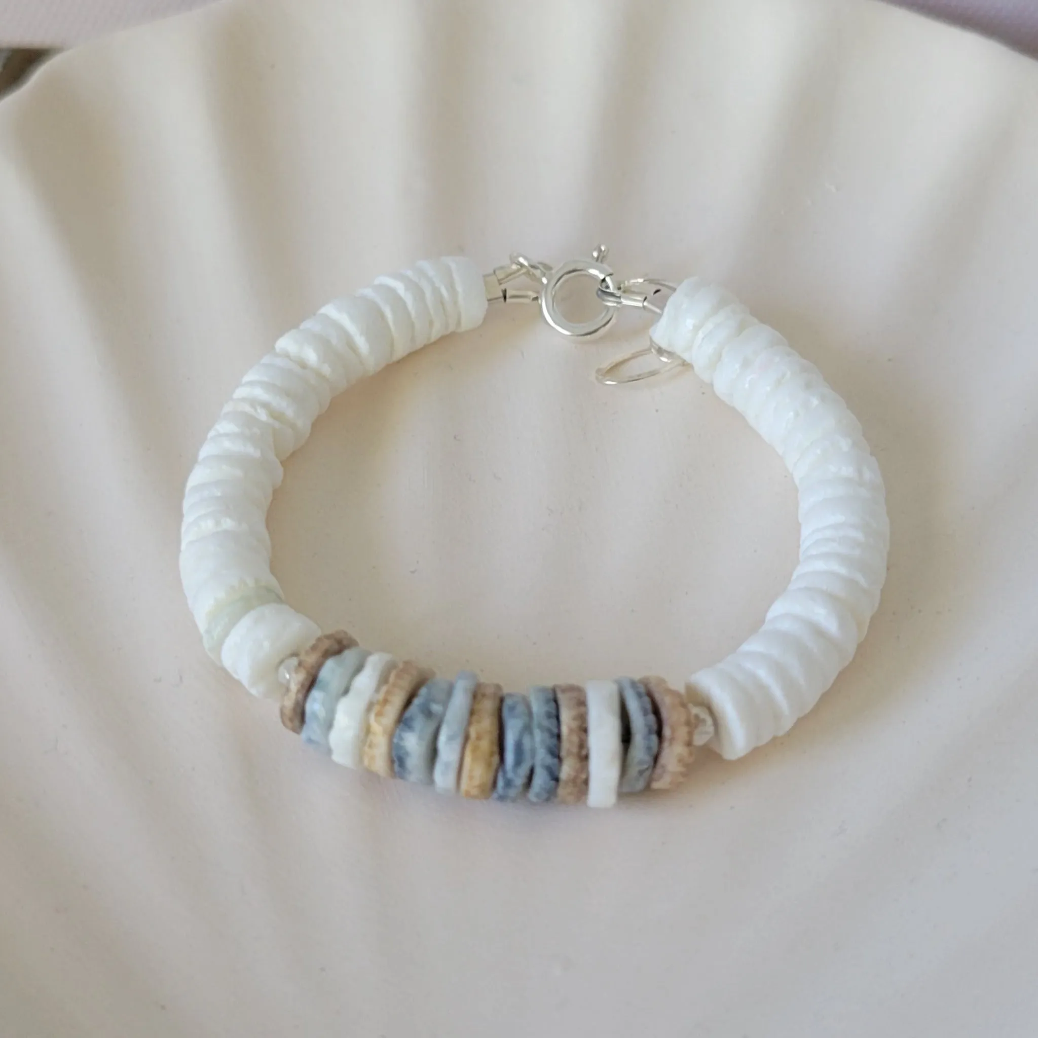 Heishi Shell Unisex Beach Bracelets - Adults or Children's