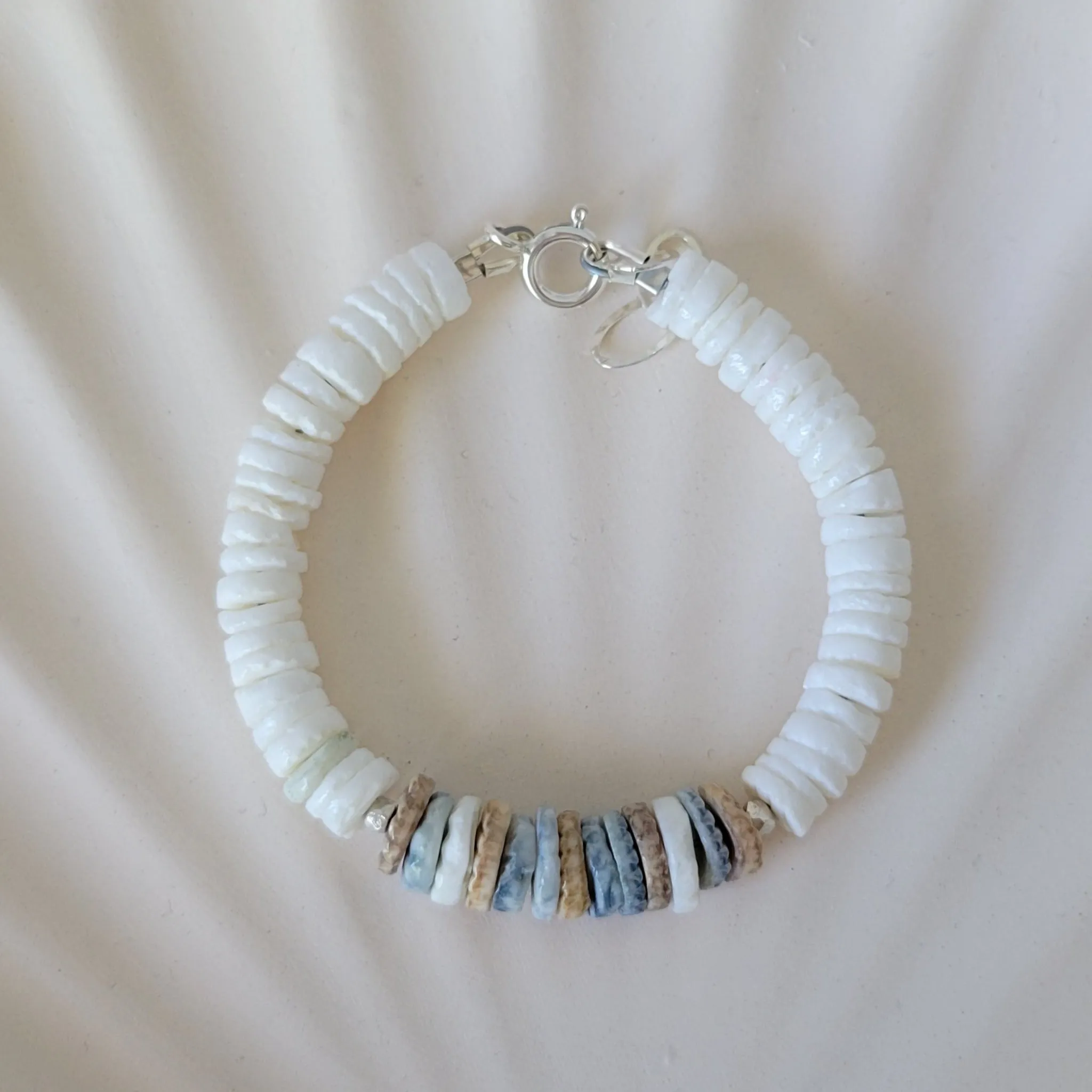 Heishi Shell Unisex Beach Bracelets - Adults or Children's