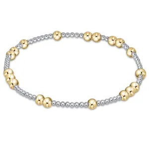Hope Unwritten Mixed Metal 4mm Bead Bracelet