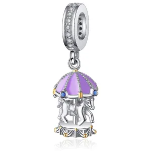 Horse Carousel Merry Go Round Dangle Pendant