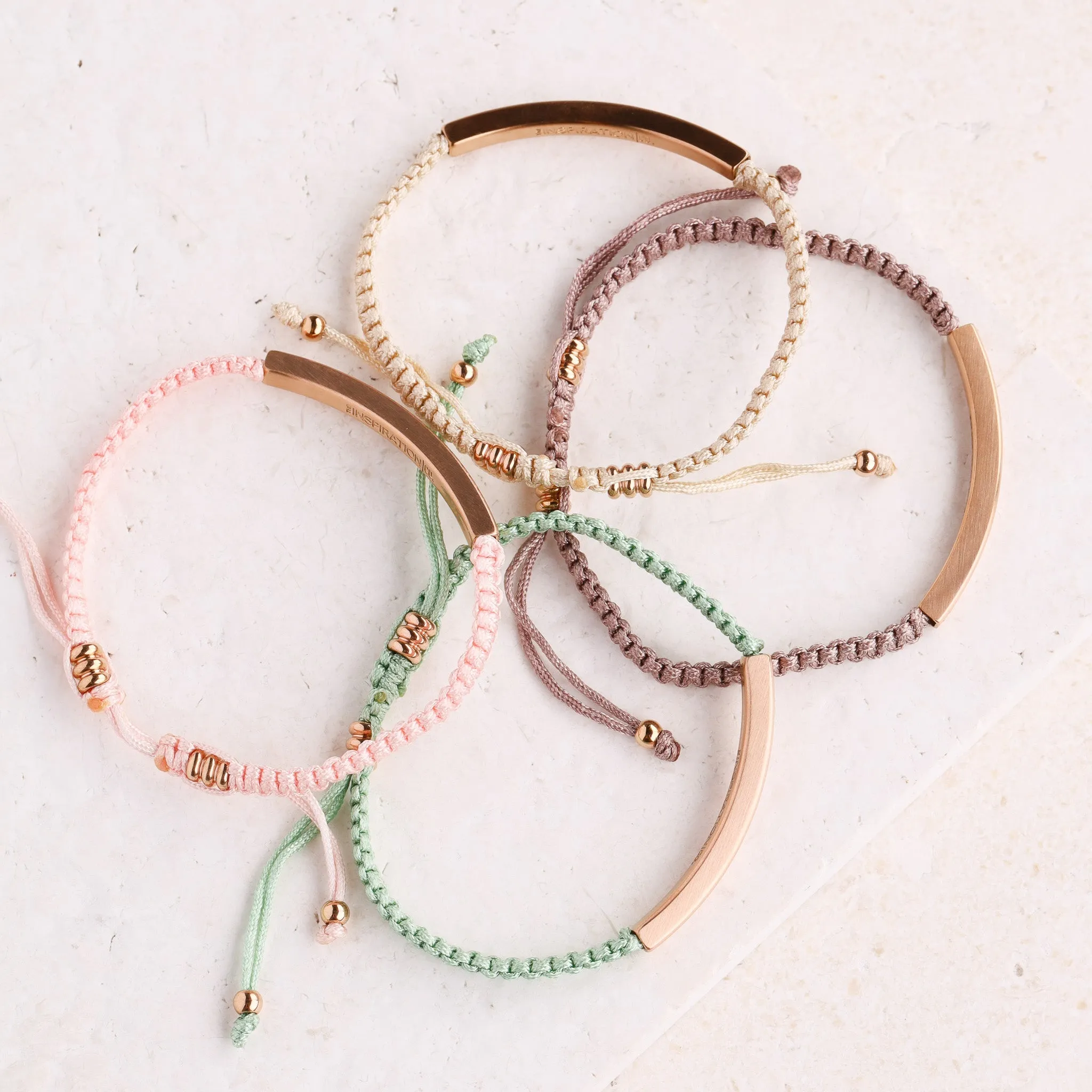 I LOVE YOU TO THE MOON AND BACK ROPE BRACELET