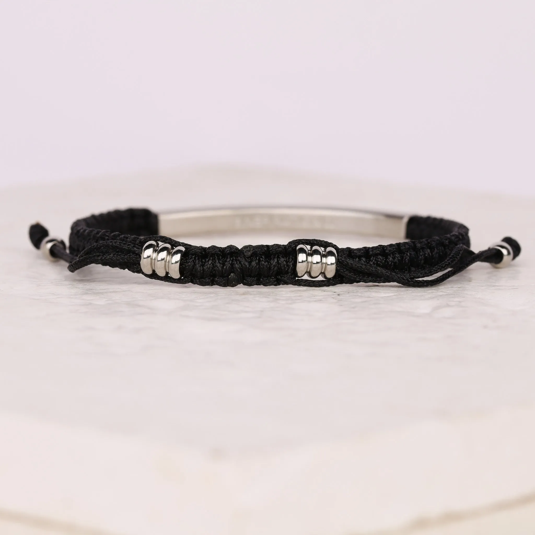 I LOVE YOU TO THE MOON AND BACK ROPE BRACELET