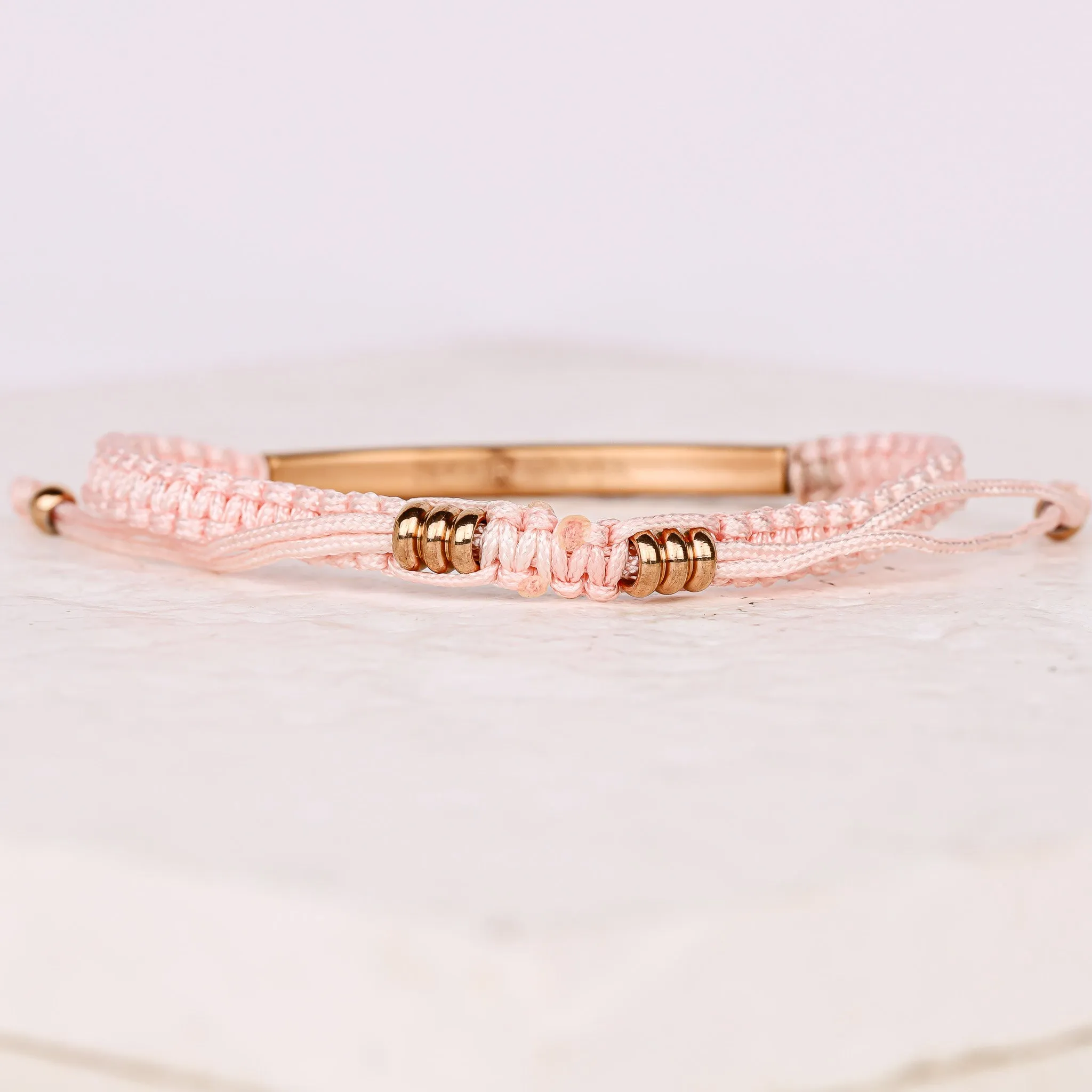I LOVE YOU TO THE MOON AND BACK ROPE BRACELET