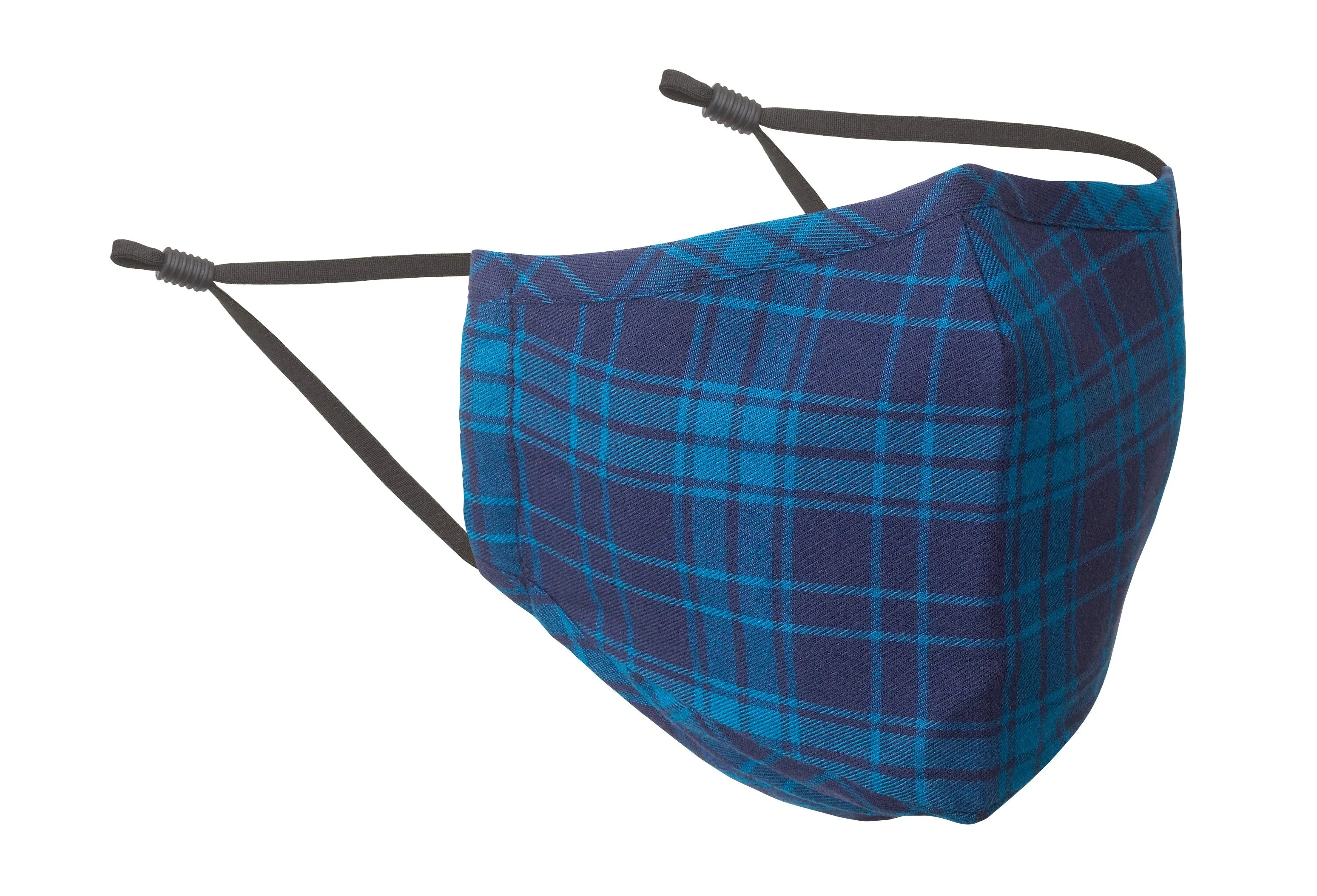 Ingonish Blue Flannel Face Mask