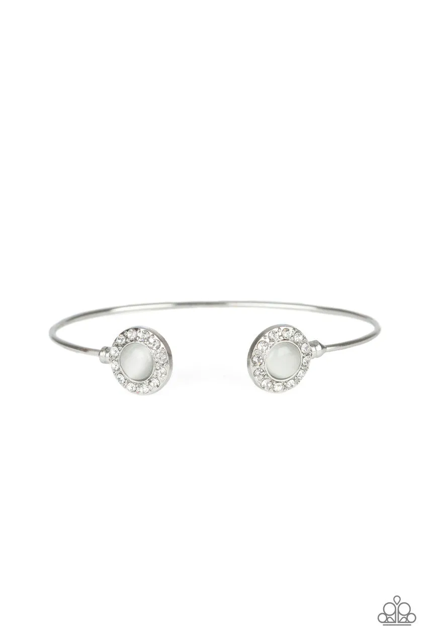 Instant Illumination White Paparazzi Bracelet