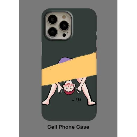 INSTOCK- Funny Hi applicable iPhone hard shell mobile phone case.