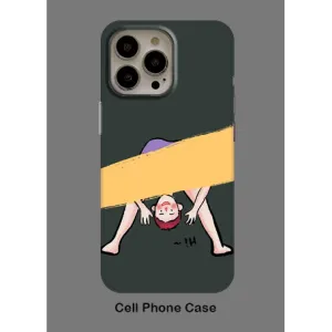INSTOCK- Funny Hi applicable iPhone hard shell mobile phone case.