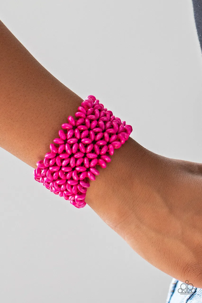 Island Expression Pink Paparazzi Bracelet