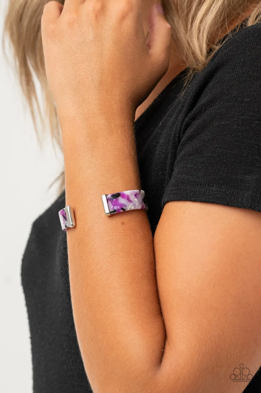 It's Getting HAUTE in Here Purple Paparazzi Bracelet