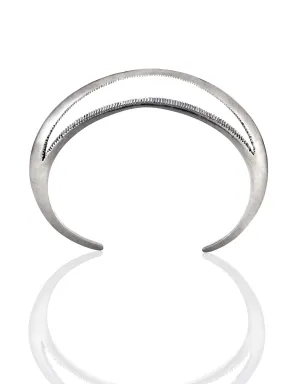 Jenny Bird Crescent Moon Cuff in Antique Silver