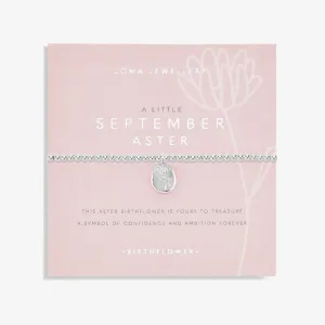 Joma Birthflower A Little September Aster Bracelet
