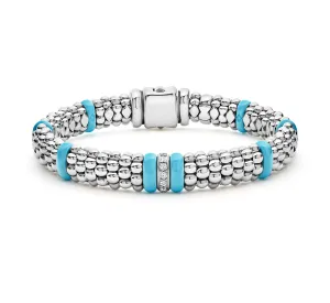 LAGOS Blue Caviar Single Station Diamond Caviar Bracelet