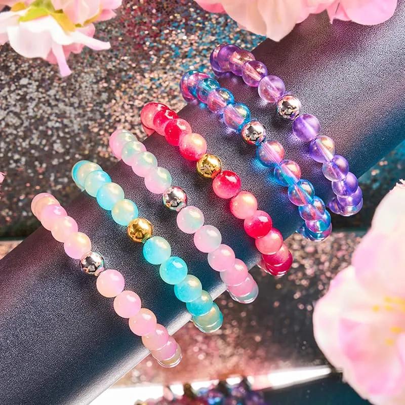 Lavender Fizz | Shimmer Glass Bracelet