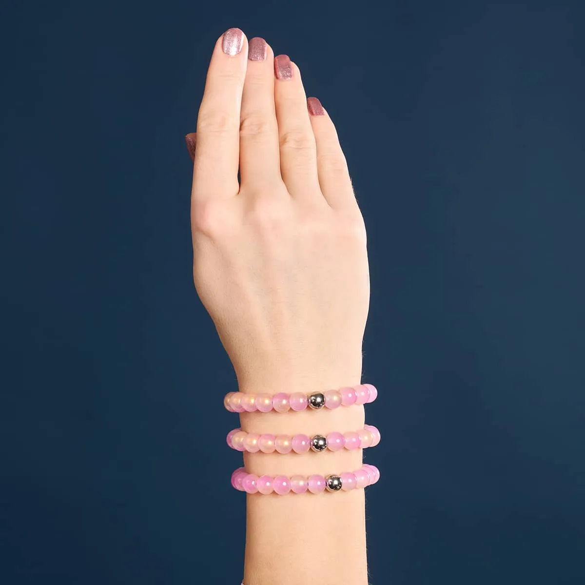 Lavender Fizz | Shimmer Glass Bracelet