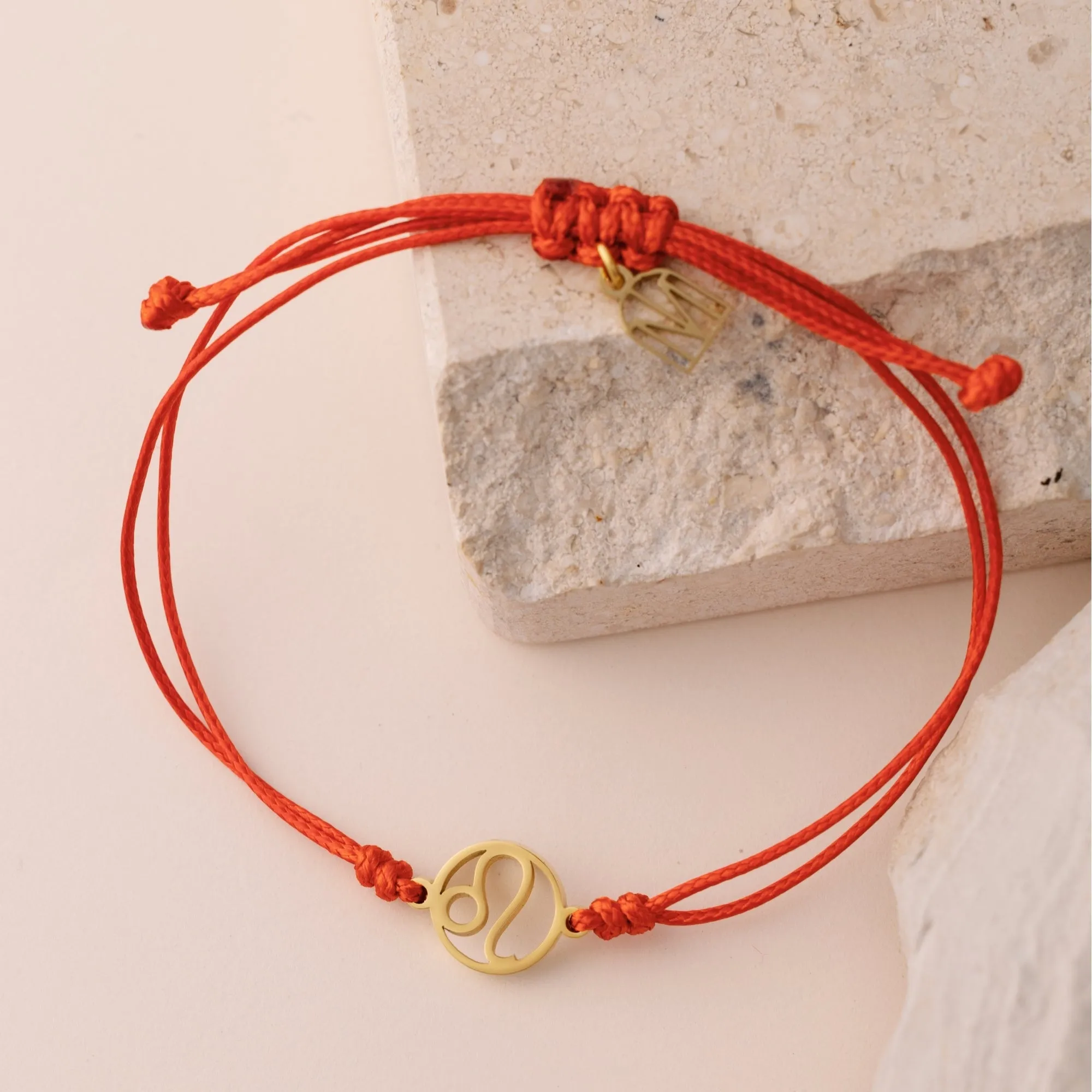 Leo Zodiac Thread Bracelet