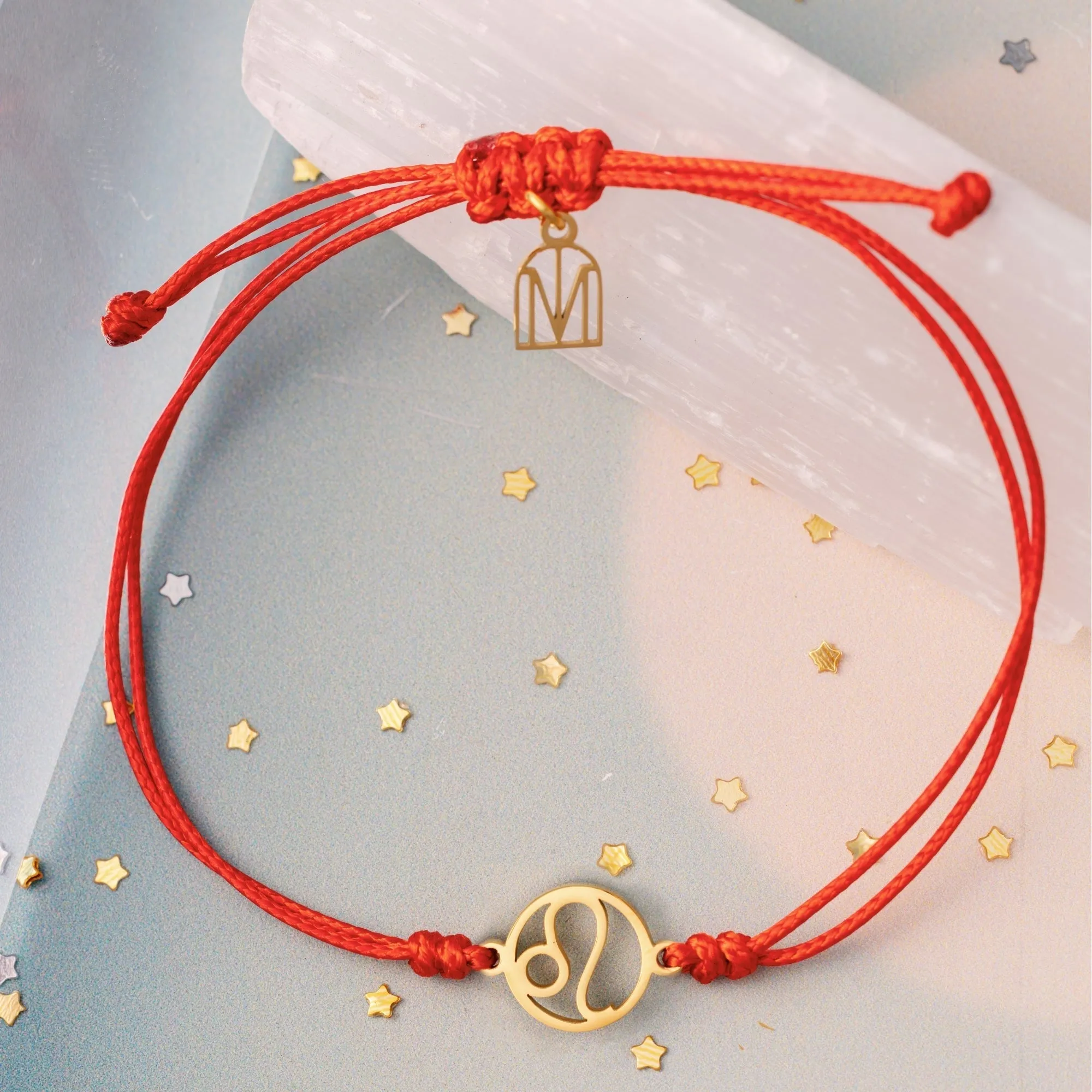 Leo Zodiac Thread Bracelet