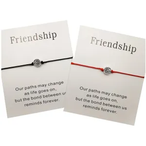 Life Tree Charm Bracelets for Women Men Children Lucky Red String Friendship Wish Bracelets Jewelry Gift Adjustable