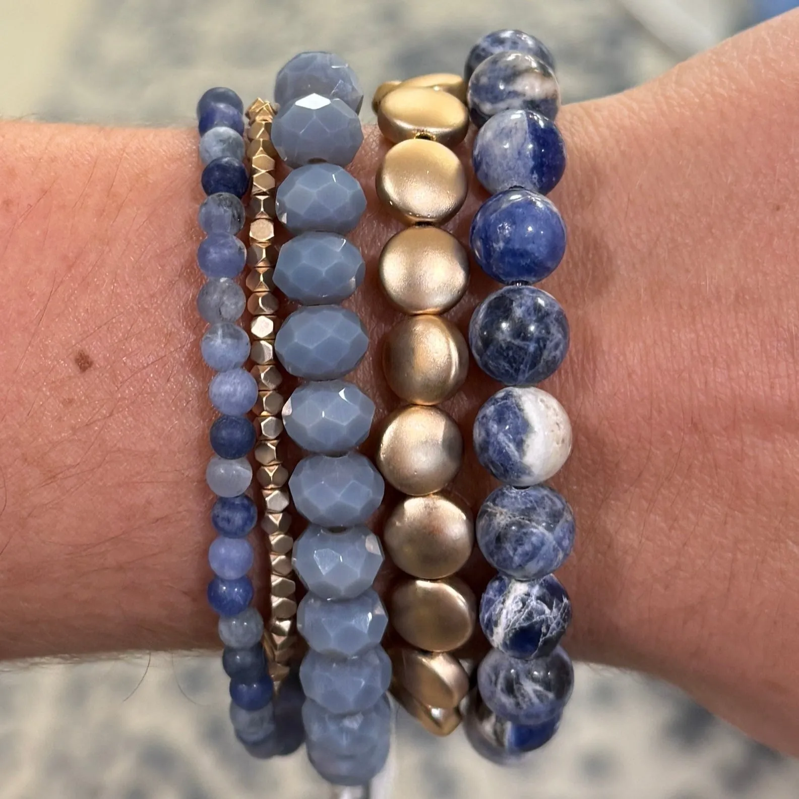 Light Sodalite 8mm Bracelet