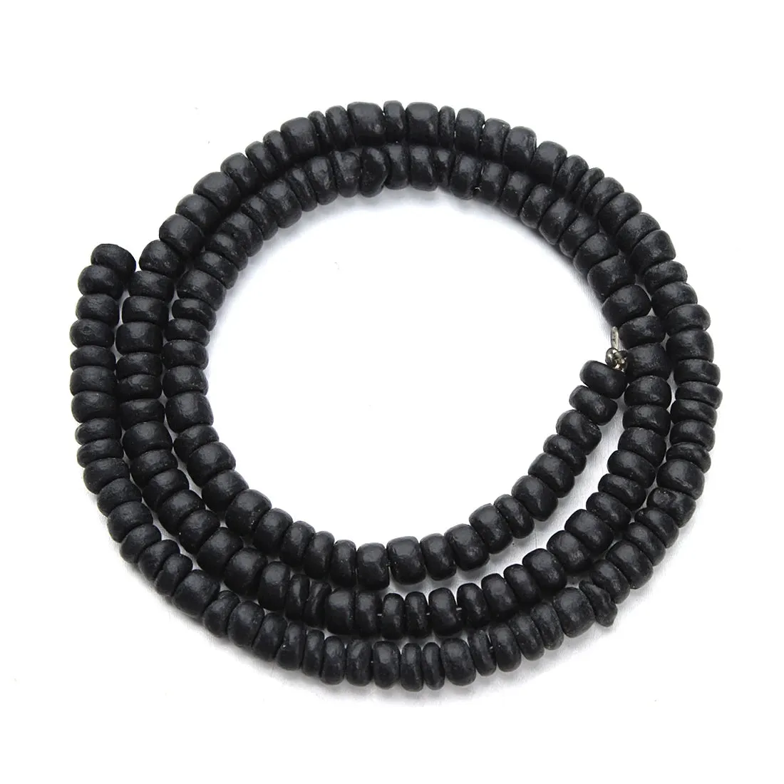 Louleur Natural Wooden Beads Buddhism Bijoux Round Coconut Shell Wood Loose Spacer Beads For DIY Bracelet Jewelry Making