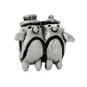 Lovely Penguins Charm Bead