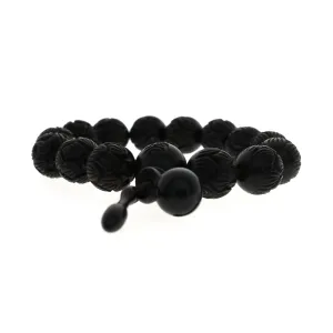 Mala Bracelet "Jujube Carved" #3
