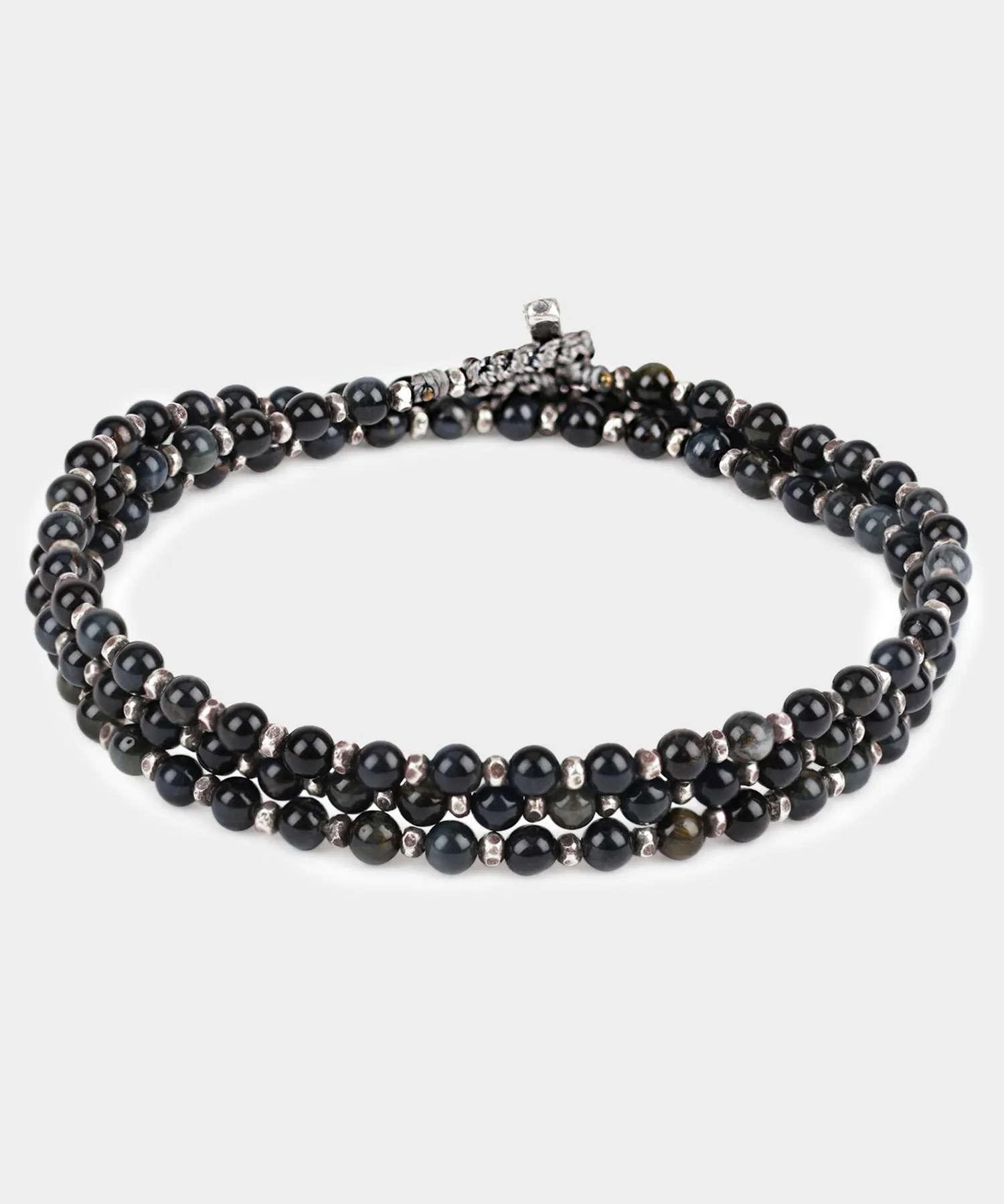Maor The Silver Agora Bracelet / Necklace in Navy