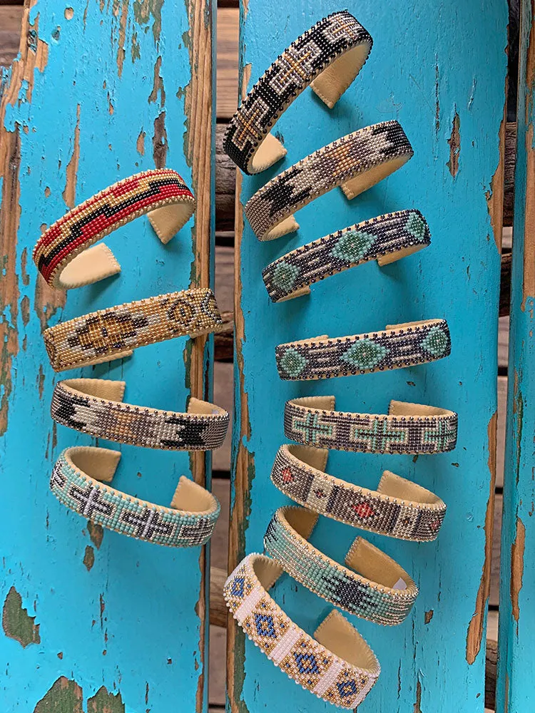 Mattie Etkie Glass Bead Cuff