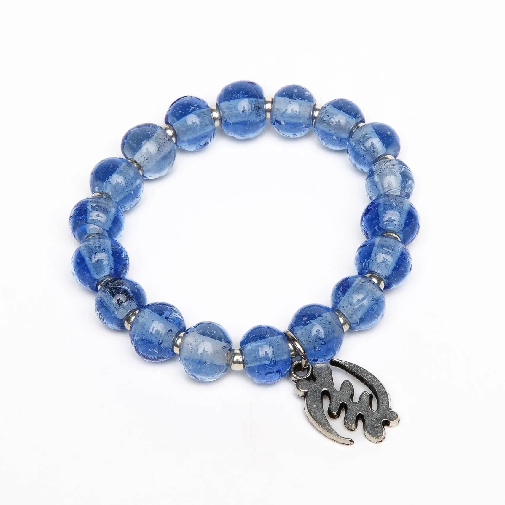 ME™ Recycled Glass Gye Nyame 7-inch Charm Bracelet