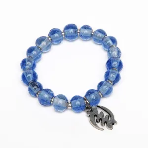 ME™ Recycled Glass Gye Nyame 7-inch Charm Bracelet
