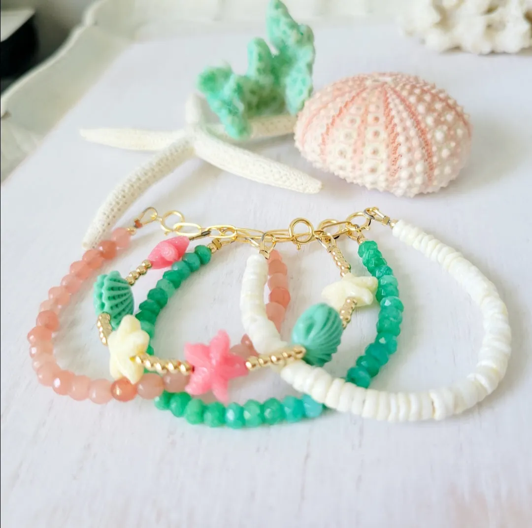 Mermaid - Girls Beach Bracelet - Set or Each