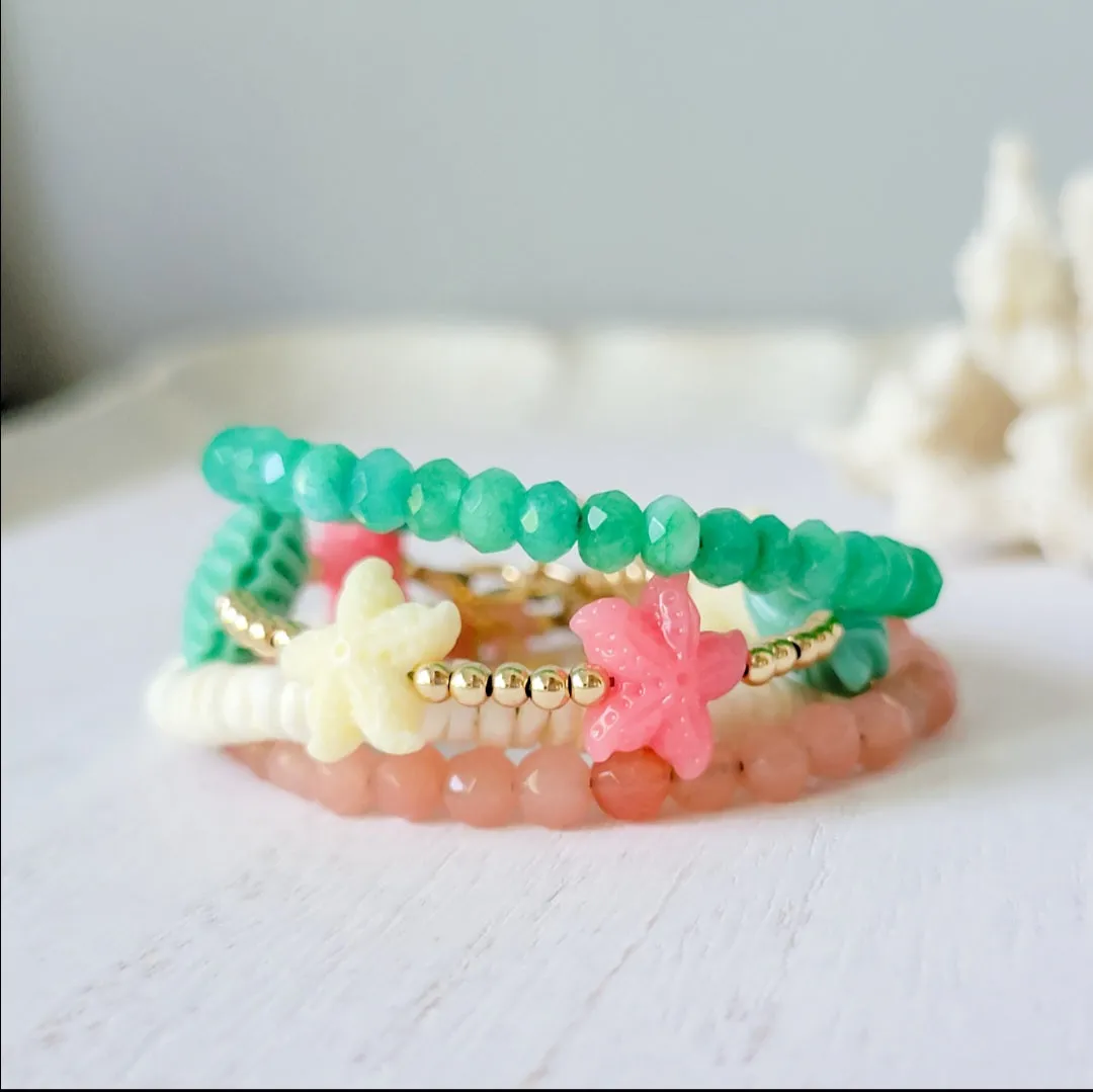 Mermaid - Girls Beach Bracelet - Set or Each