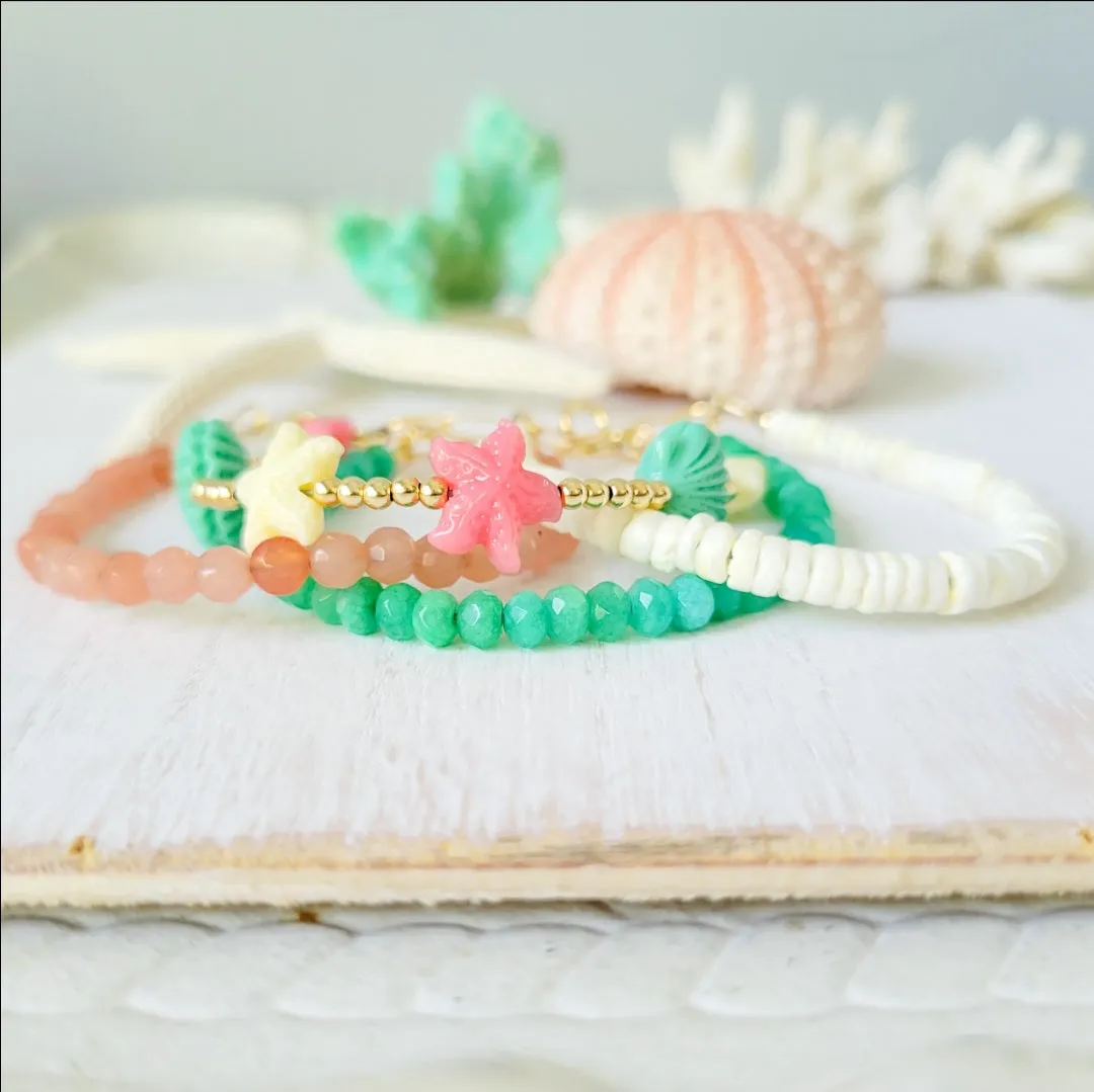 Mermaid - Girls Beach Bracelet - Set or Each