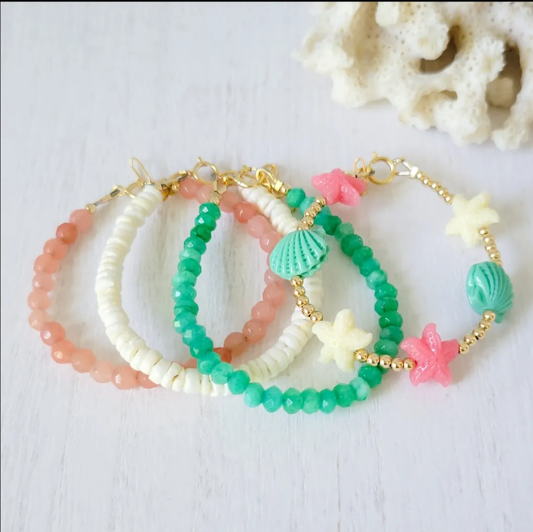 Mermaid - Girls Beach Bracelet - Set or Each
