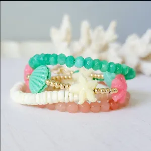 Mermaid - Girls Beach Bracelet - Set or Each