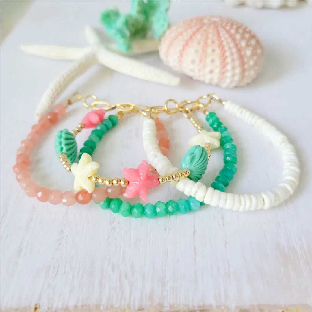 Mermaid - Girls Beach Bracelet - Set or Each