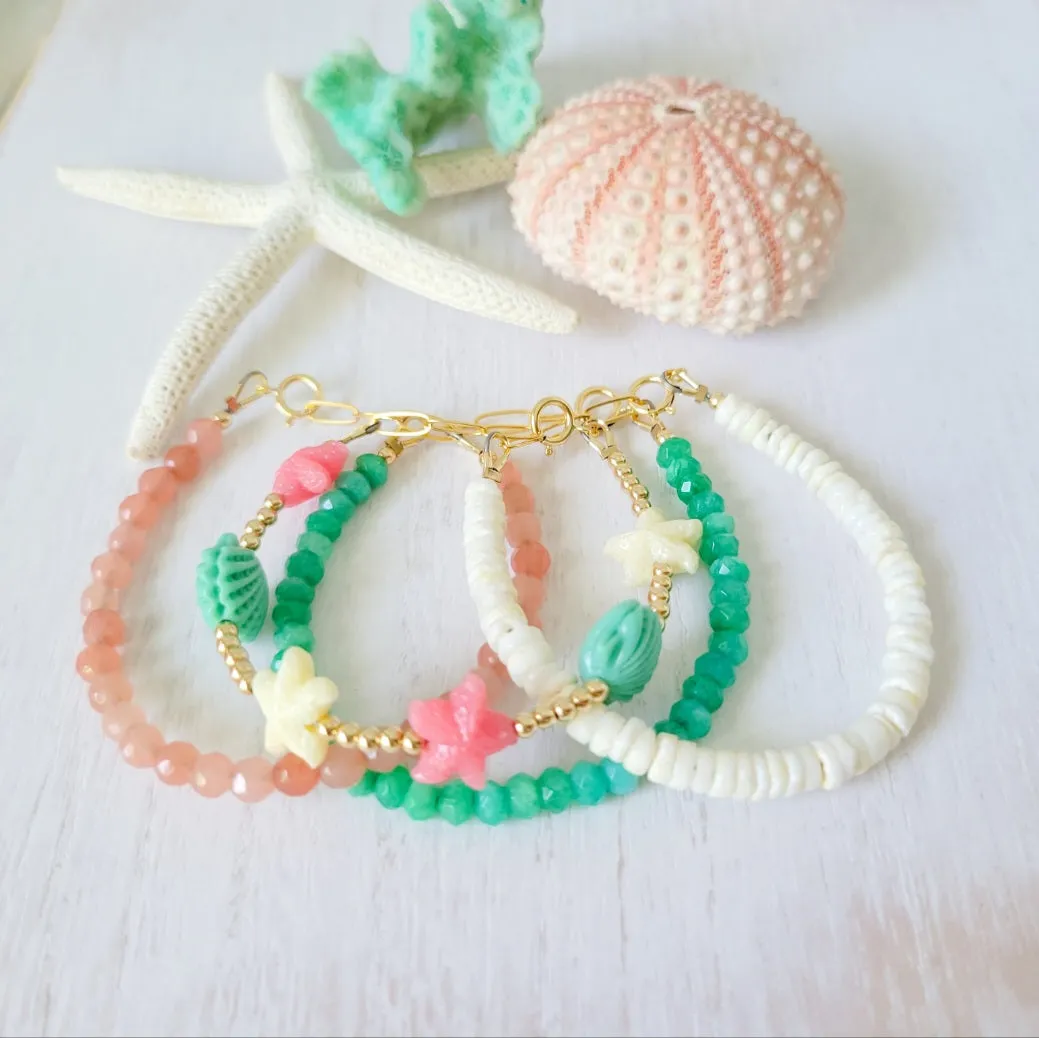 Mermaid - Girls Beach Bracelet - Set or Each