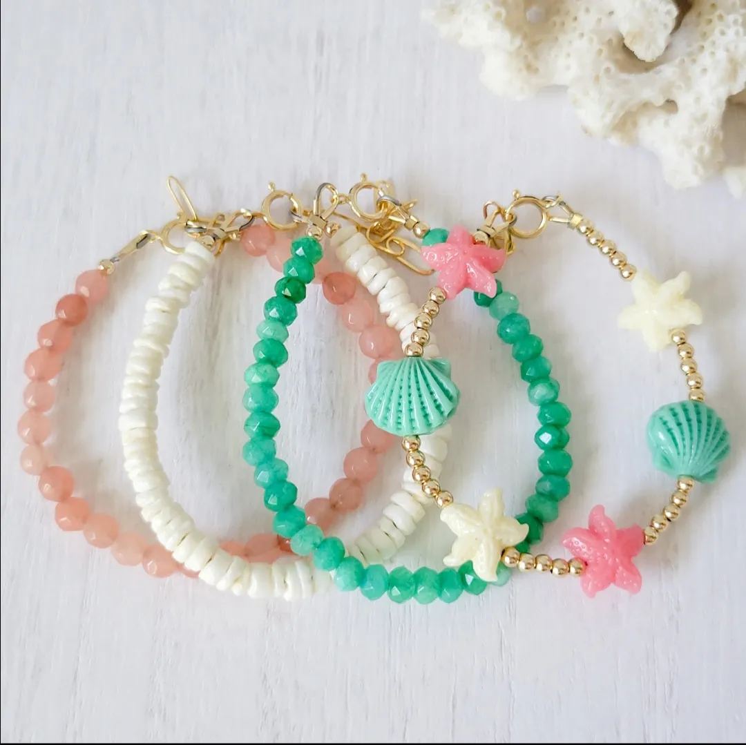 Mermaid - Girls Beach Bracelet - Set or Each