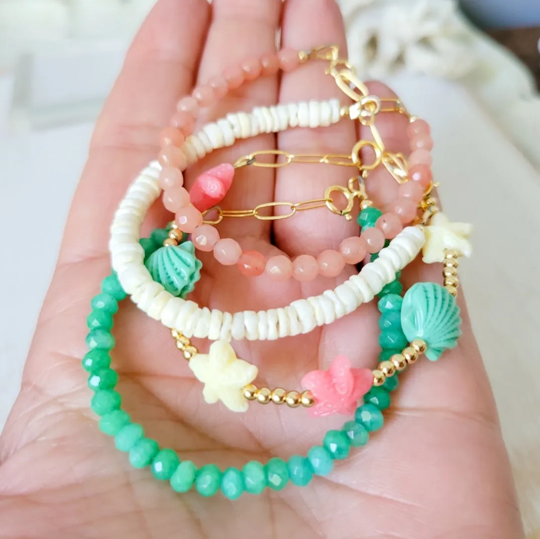 Mermaid - Girls Beach Bracelet - Set or Each